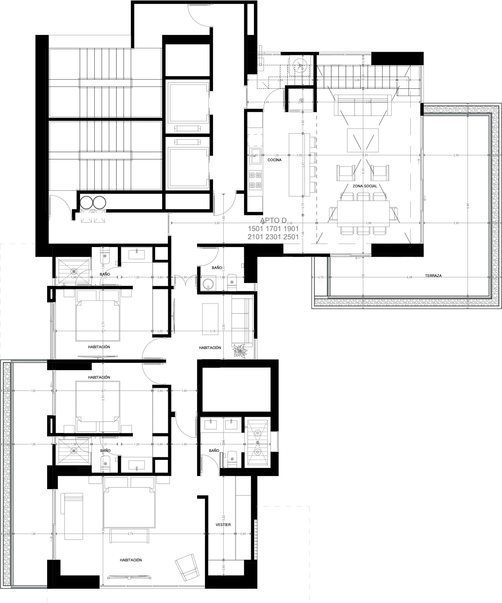 Planos Apto 2101 Morph Lalinde